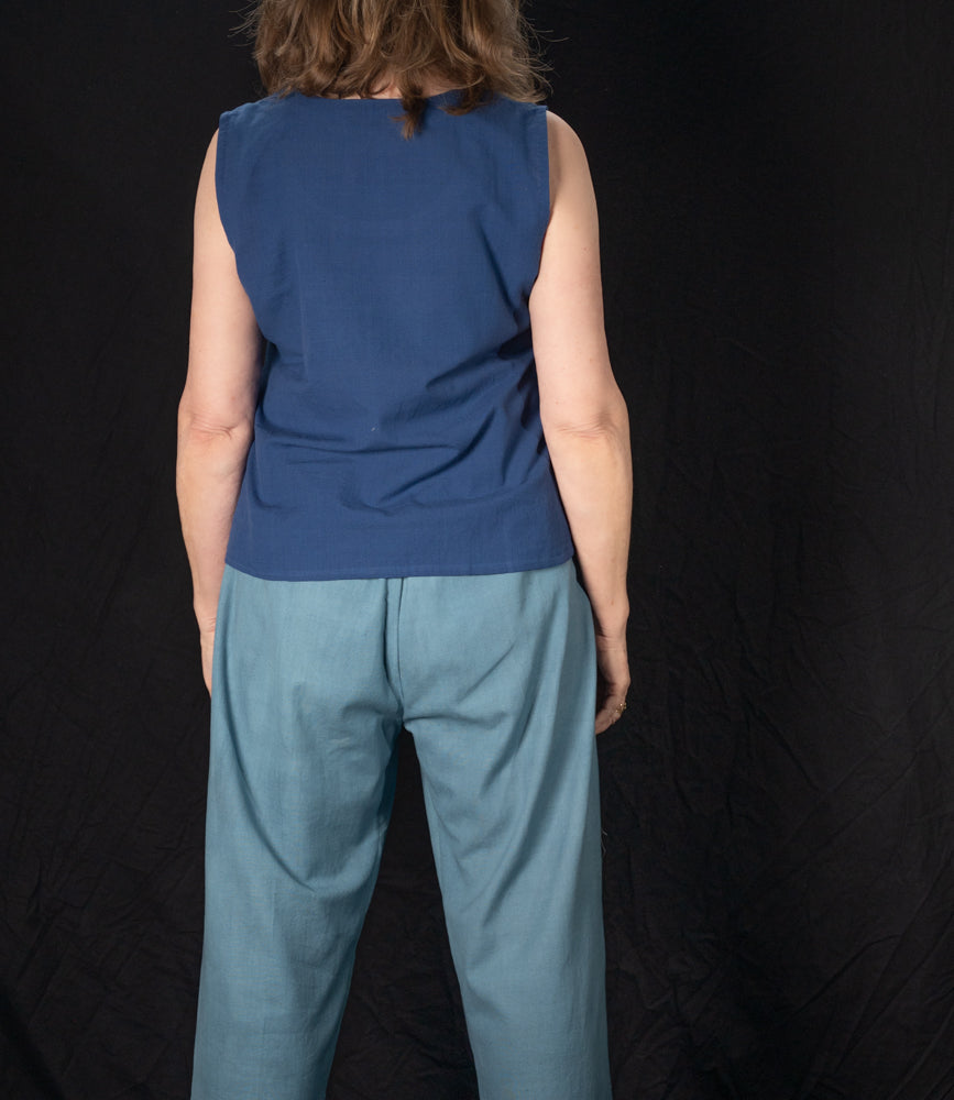 Indigo Set: Jurk, broek, top
