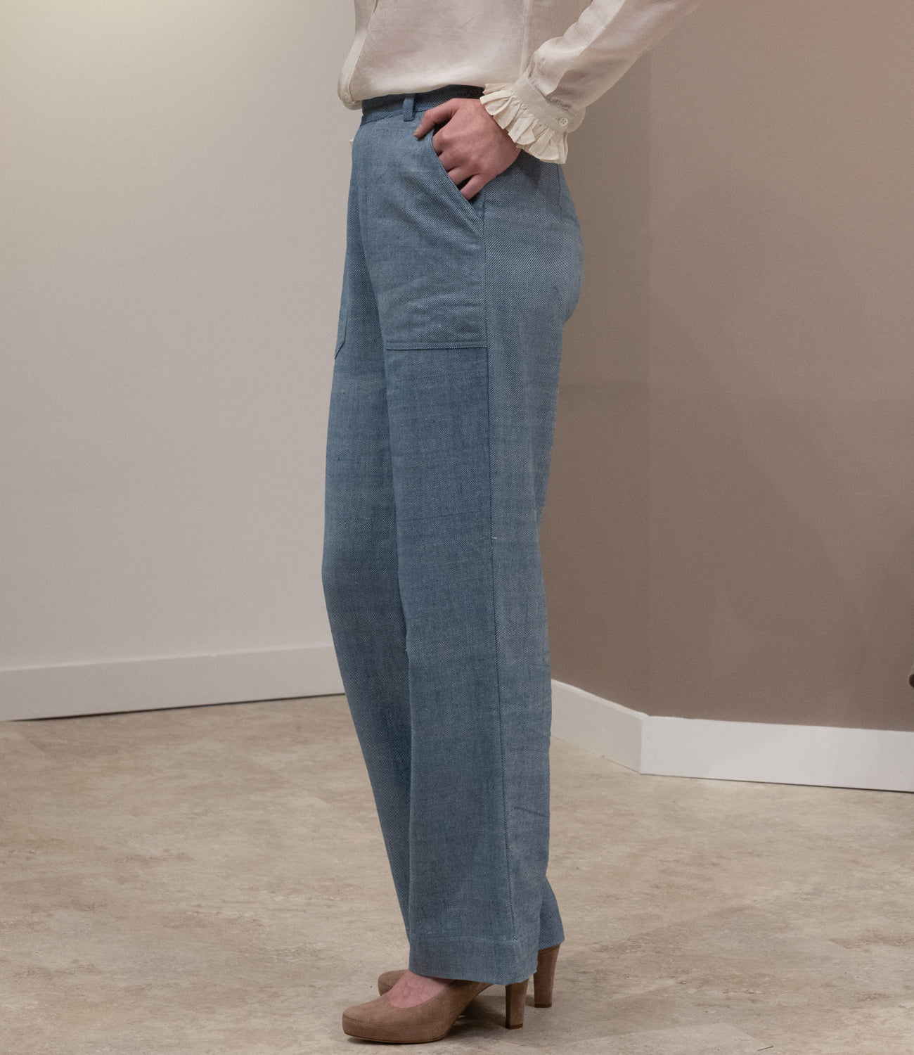 Denim pants light blue