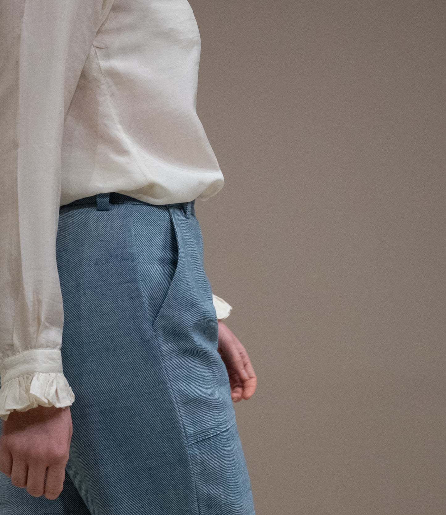 Denim pants light blue