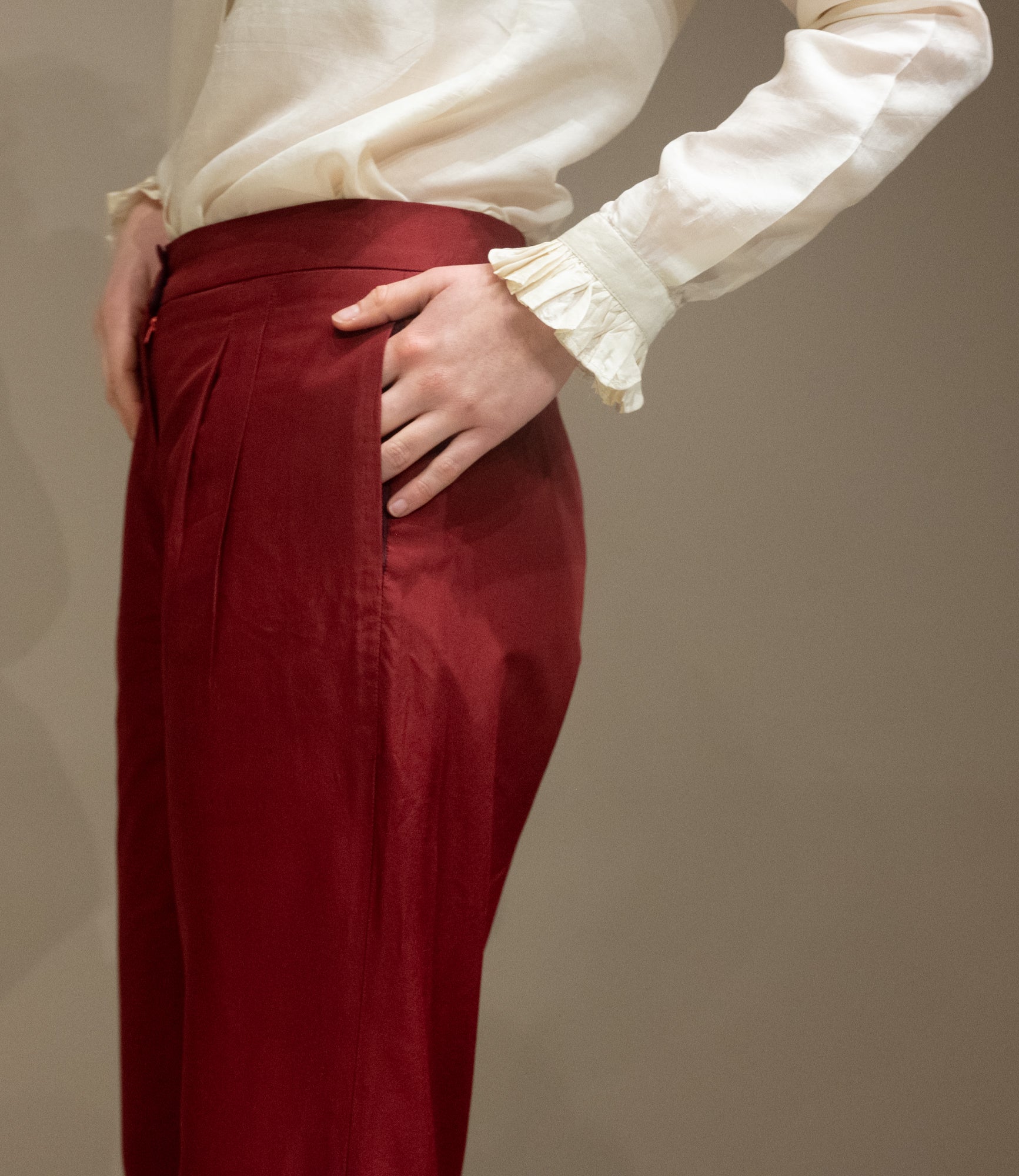 Olay Regenerist Whip | Red linen pants, Red trousers outfit, Red linen  trousers