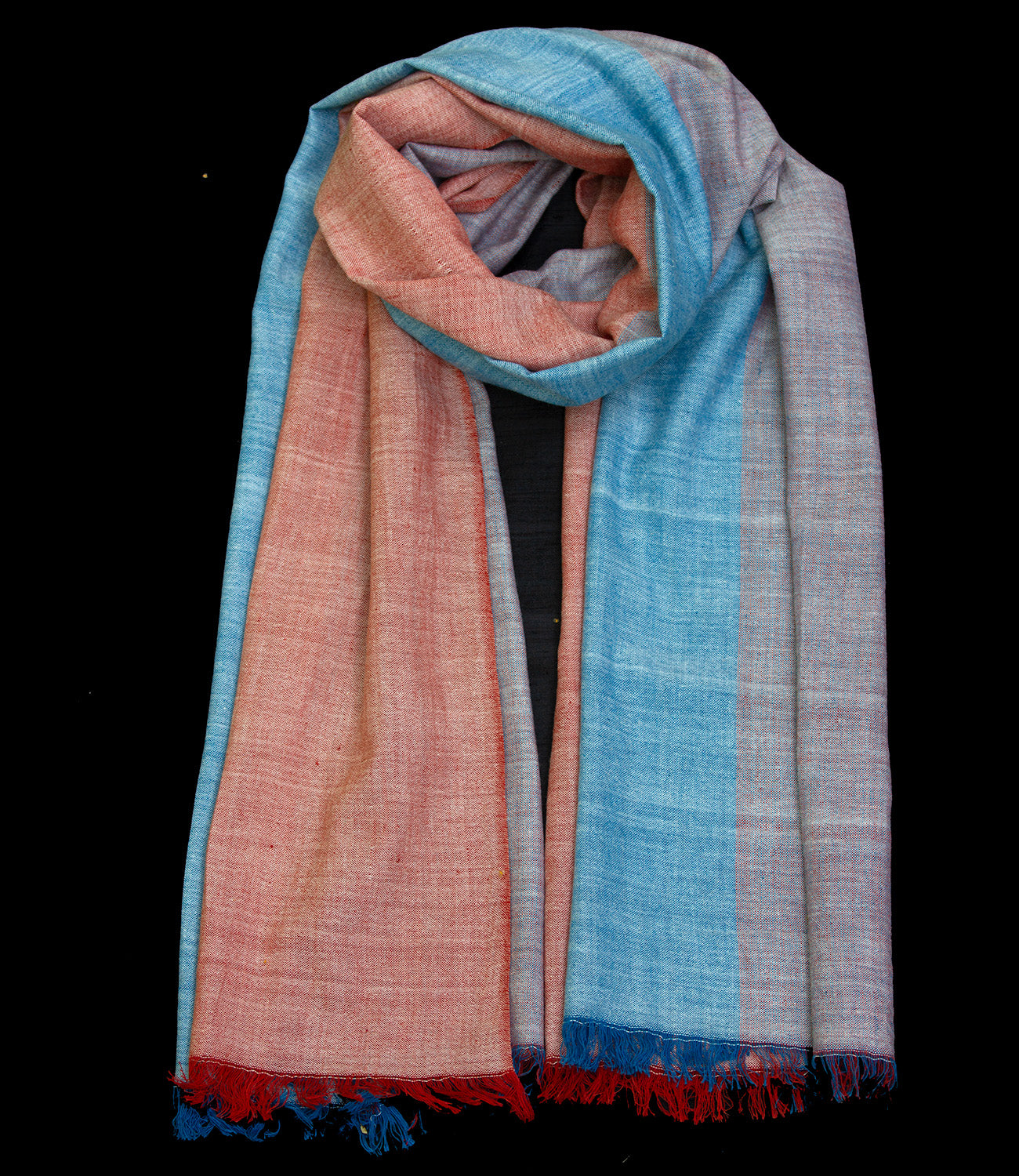 Sjaal drie pastelkleuren voor inkopers